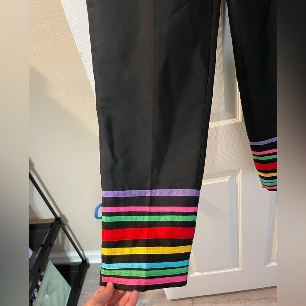 Silkland size 6 rainbow striped pants - Picture 2 of 12